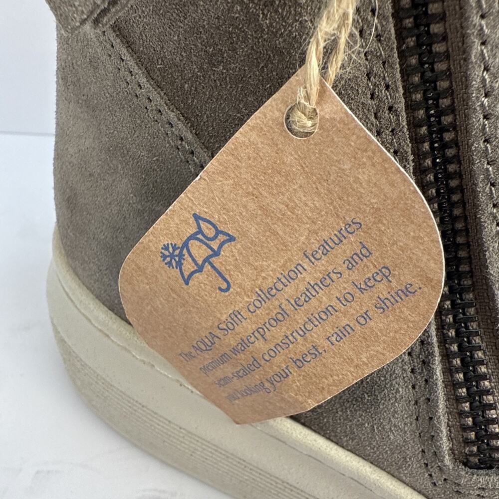 Sofft Aqua Portland Gray Suede Leather Boots Women’s Size 8.5 M Waterproof NWOB - Picture 4 of 10
